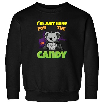 Discover I'm Just Here For The Candy Scary Halloween Beast Sweatshirts