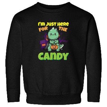 Discover I'm Just Here For The Candy Scary Halloween Beast Sweatshirts