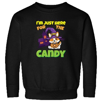 Discover I'm Just Here For The Candy Scary Halloween Beast Sweatshirts