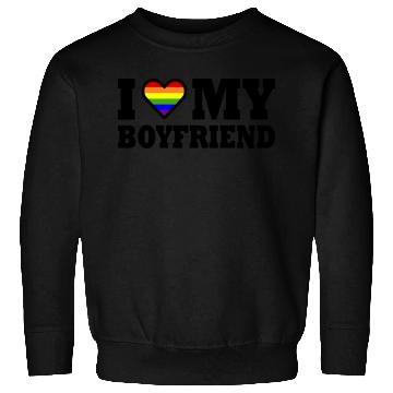 Discover I love my boyfriend Sweatshirts