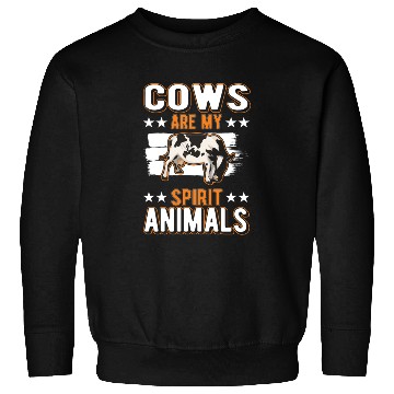 Discover Cow Spirit Animal Cattle Cows Sweatshirts
