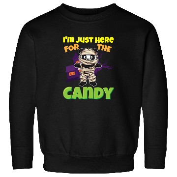 Discover I'm Just Here For The Candy Scary Halloween Beast Sweatshirts