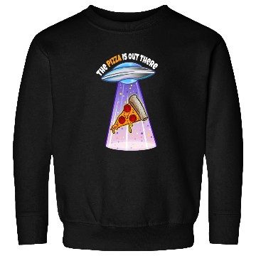 Discover Funny Pizza UFO Alien Abduction Sweatshirts