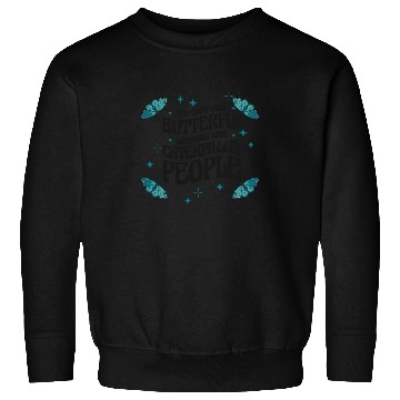 Discover Celestial Art Butterfly Talking Mystical Insect Sweatshirts