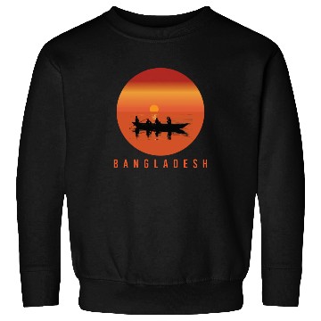 Discover Bangladesh Natural Sunset Silhoutte Sweatshirts
