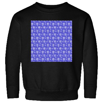 Discover Blue Snowflakes Pattern Sweatshirts