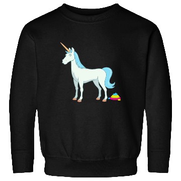 Discover Unicorn Poop Design Sweatshirts