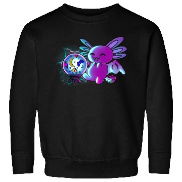 Discover Axolotl Vampire Crystal Ball Sweatshirts