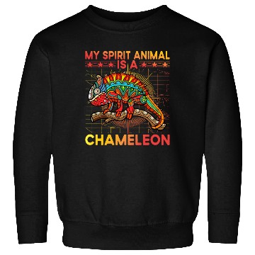 Discover My Spirit Animal is a Chameleon Sweatshirts