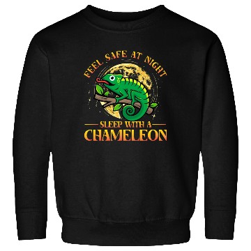 Discover Feel safe at night sleep with a Chameleon Sweatshirts