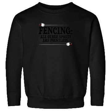 Discover Fencing Make New Friends and Stab Them Sports Pun Sweatshirts