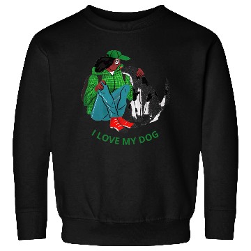 Discover cool design I LOVE MY DOG Sweatshirts