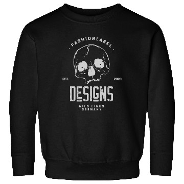 Discover Skull Design by Wild Linus Germany Sweatshirts