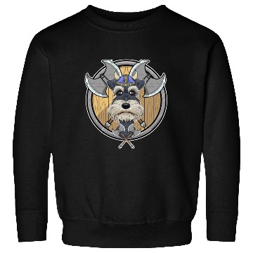 Discover Miniature Schnauzer I Valhalla I Viking Sweatshirts
