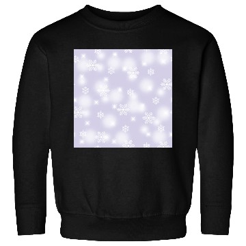 Discover Lavender Snowflakes Pattern Sweatshirts