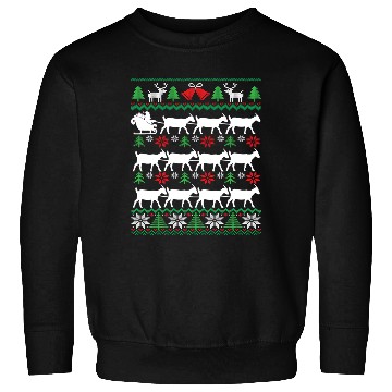 Discover Funny Goat Farmer Ugly Christmas Sweatshirts
