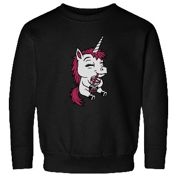 Discover Boba tea drinking unicorn Sweatshirts