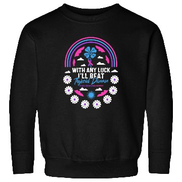 Discover Thyroid Cancer Awareness Sweatshirts, With Any Luck