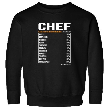 Discover Chef Daily Value funny Chef Sweatshirts