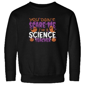Discover Ghost Pumpkin Science Teacher Halloween Sweatshirts
