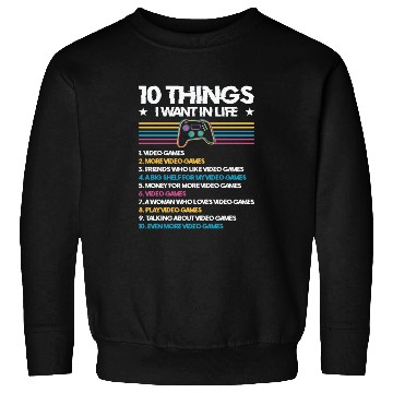Discover Gaming Gamer Playing Video Game Computer Sweatshirts