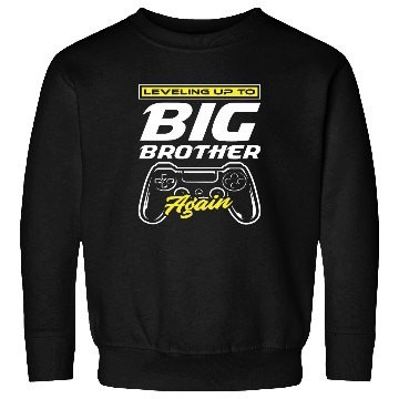 Discover Siblings Brother Pregnancy Gaming Sweatshirts