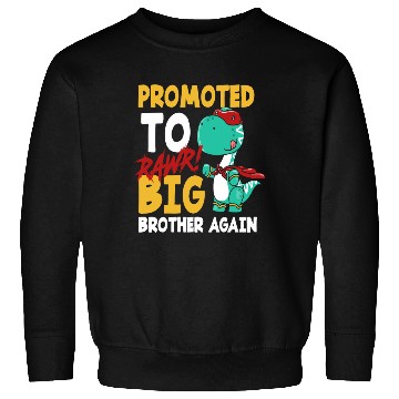 Discover Dinosaur Brother Pregnant Superhero Sweatshirts