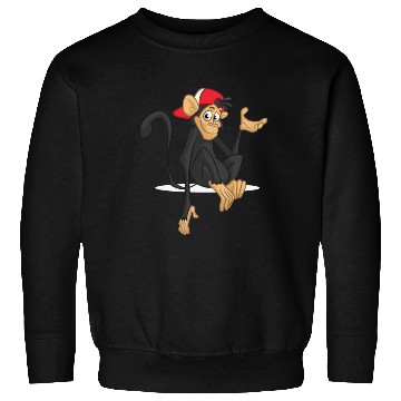 Discover Black monkey Sweatshirts