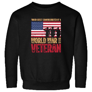 Discover Proud Veteran Granddaughter Sweatshirts