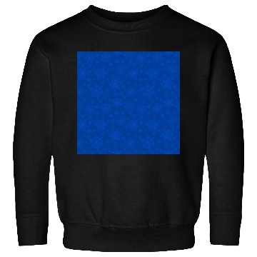 Discover Blue Snowflakes Pattern Sweatshirts