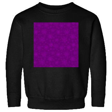 Discover Purple Snowflakes Pattern Sweatshirts