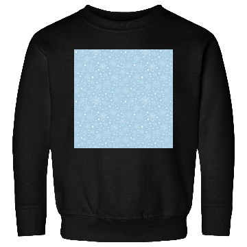 Discover Light Blue Snowflakes Pattern Sweatshirts
