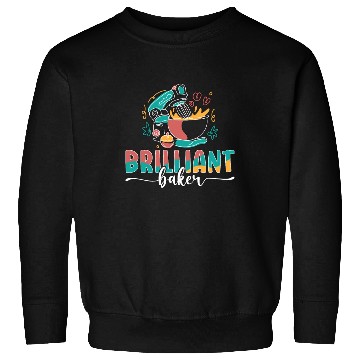 Discover Baker Brilliant Cupcake Baking Bakery Chef Cake Sweatshirts