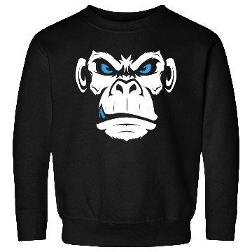 Discover Monkey Head Angry Monkey Face Sweatshirts