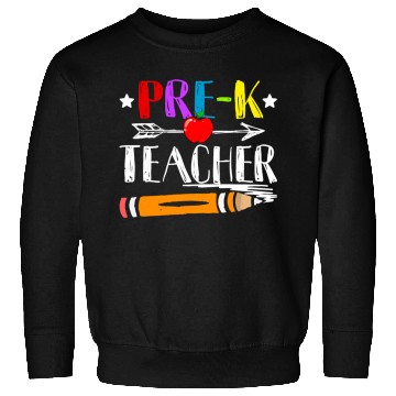 Discover Funny Back To School Teacher Student Pre K Teacher Sweatshirts