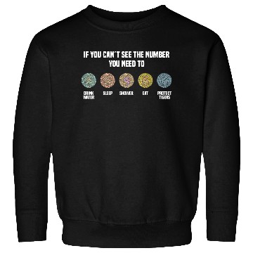 Discover Ishihara Numbers - Protect Tigers Sweatshirts