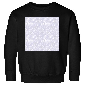 Discover Lavender Snowflakes Pattern Sweatshirts