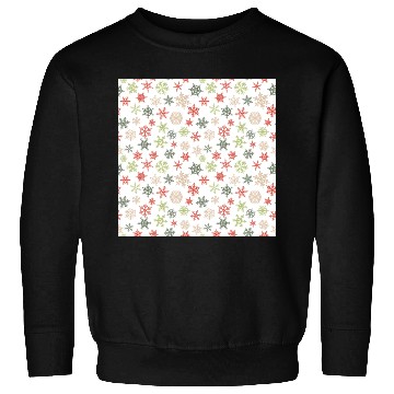 Discover Modern Snowflakes Pattern Sweatshirts