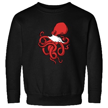 Discover Scuba Diver Red White Flag Octopus Scuba Diving Sweatshirts