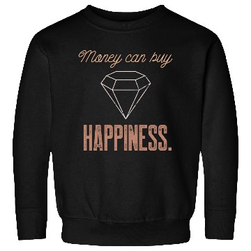 Discover Jewelry Bling Money Can Buy Happiness Funny Diamon Sweatshirts