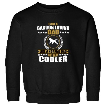 Discover Baboon Loving Dad For Men Sweatshirts
