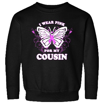Discover Breast Cancer Awareness Wear Pink Ribbon Cousin Sweatshirts