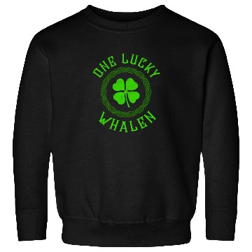 Discover One Lucky Whalen Irish Family Four Leaf Clover Sweatshirts