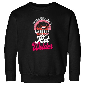 Discover Welder Welding Girlfriend Retro Sweatshirts