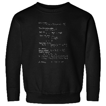 Discover Math Formula Design Sweatshirts