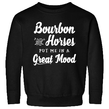 Discover Mens Bourbon and Horses Great Mood Fun Kentucky Sweatshirts