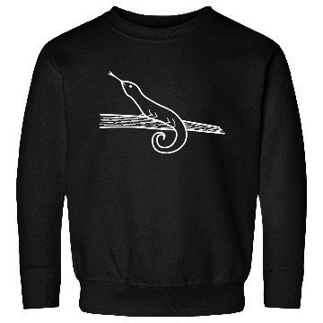 Discover Lizard on a tree branch Sweatshirts