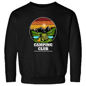 Discover Camping Clun, Tent, Camping Wilderness Sweatshirts