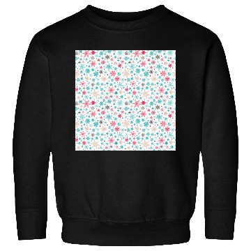 Discover Snowflakes Pattern Colorful Sweatshirts