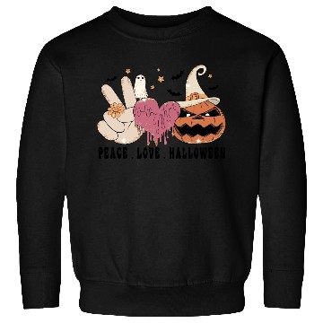 Discover Peace Love Halloween Sweatshirts